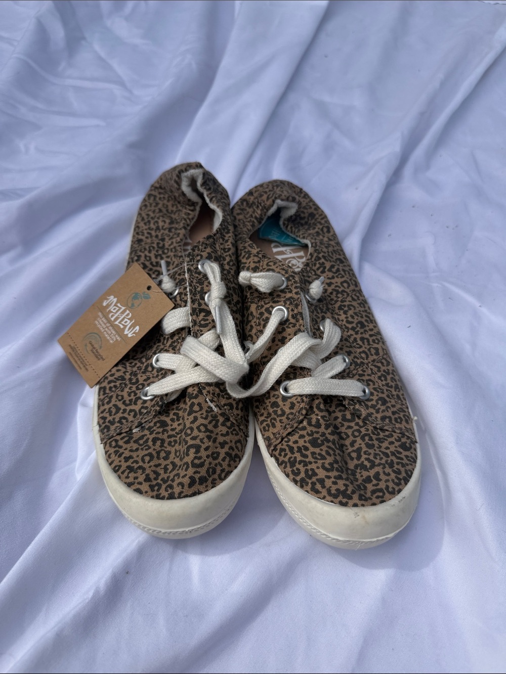 Leopard Print Women's Casual Sneakers in Brown